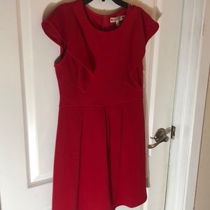Girls red dress size 16 NWT